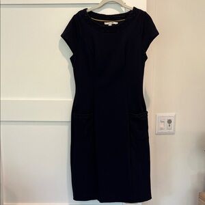 Boden Navy Midi Dress